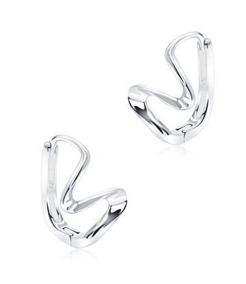 Silver Hoop Earring HO-2597